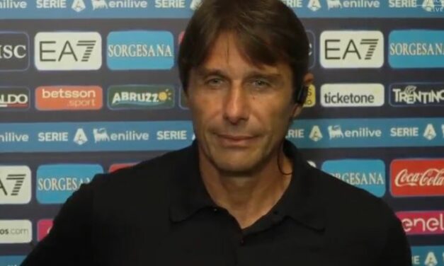 Conferenza Conte post gara col Milan